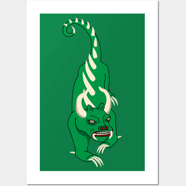 Hodag Original Prowl Wall Art by BlueSkyTheory